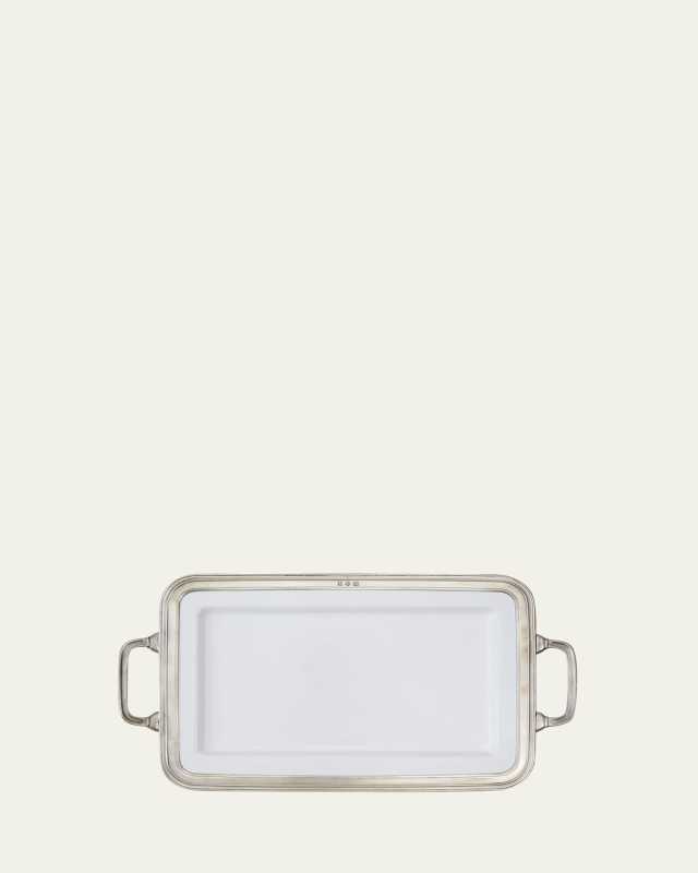 Gianna Rectangular Medium Platter with Handles